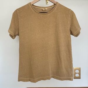 Alex Mill Vintage Wash Crewneck Tee, 
Caramel, Size S